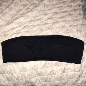 calvin klein swimwear•black•strapless•swimsuit